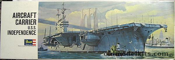 Revell 1/542 USS Independence CV-62 Aircraft Carrier, H359 plastic model kit